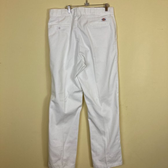 y2k Dickies Men’s White Work Painters Pants 36x34 as is - Picture 3 of 8